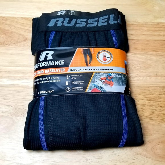 Russell Mens Tech Grid Baselayer Perform - Picture 3 of 3